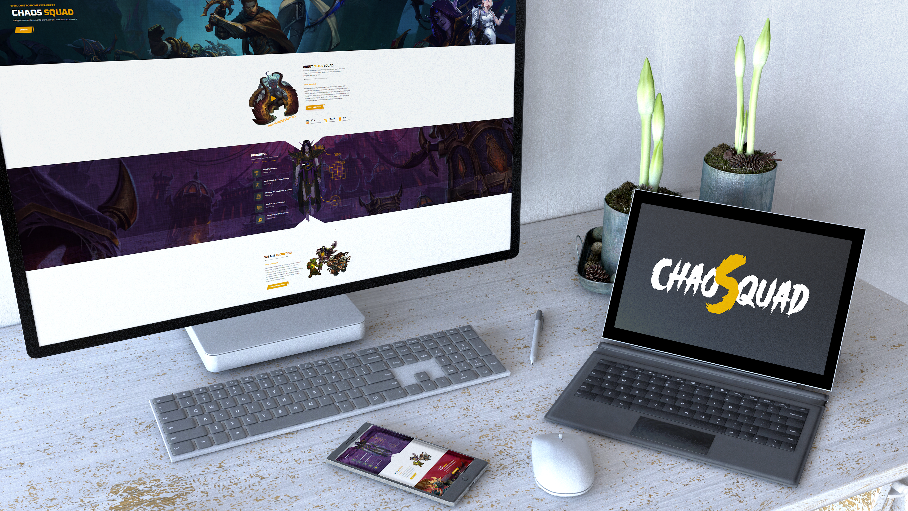 Chaos Squad Website is now Live!